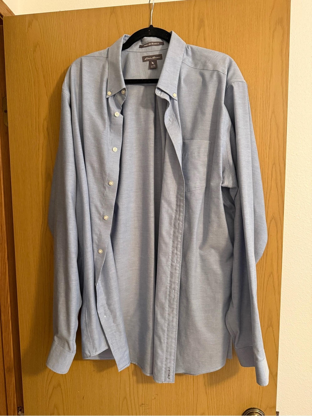 Eddie Bauer Light Blue Button-Down Men's Shirt